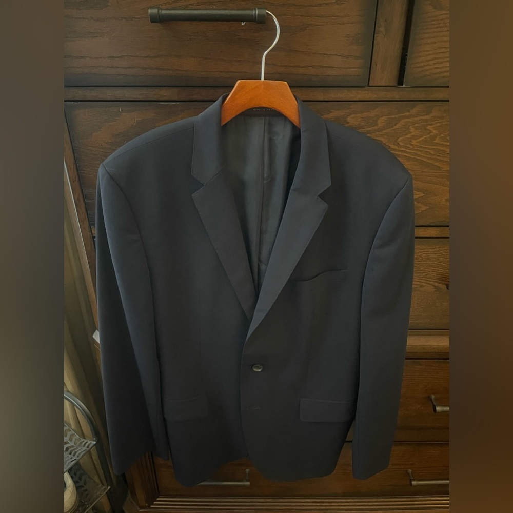 Men’s Hugo Boss virgin wool (stretch) navy blazer